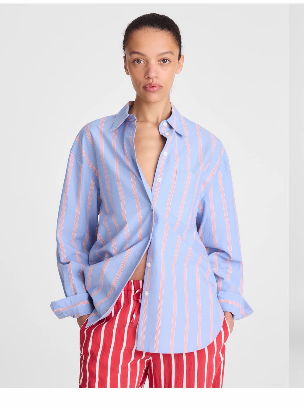 Madewell the Easy Shirt in Poplin